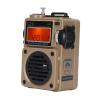 Portable Shortwave Radio, Digital Radio Full Band, AM FM Receiver with, Pocket Retro Mini Radio Rechargeable (Khaki) view 4