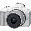 Canon EOS R50 Mirrorless Camera with 18-45mm Lens (White) Bundle with 64GB Memory Card + Canon 200ES EOS Shoulder Bag (3 Items) view 2