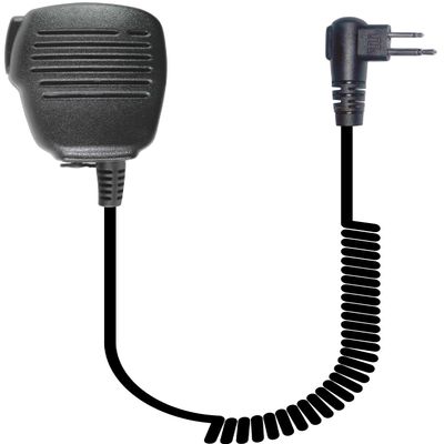 PRYME SPM-103 Observer Remote Speaker Microphone-Lightweight Compact Size, 3.5mm Earphone Jack, 360 Degree Rotating Clip-Fits: Motorola 2-pin(Side)-CLS/CP/GP/HT/MTX/PRO Series and Digital radios