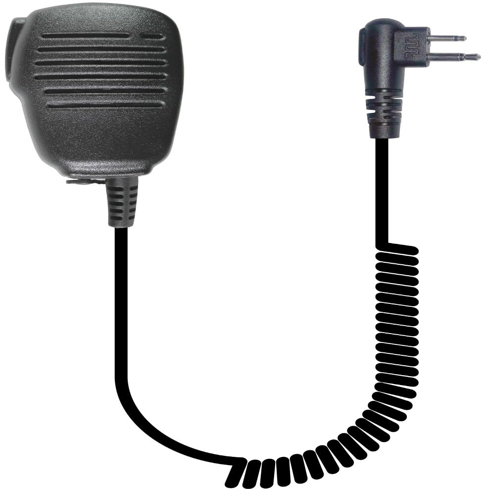 PRYME SPM-103 Observer Remote Speaker Microphone-Lightweight Compact Size, 3.5mm Earphone Jack, 360 Degree Rotating Clip-Fits: Motorola 2-pin(Side)-CLS/CP/GP/HT/MTX/PRO Series and Digital radios