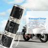Motorcycle Audio Systems, Motorcycle Bluetooth Speaker System, IP54 DC12V Handlebar Mounted Audio Sound System (Silver) view 4