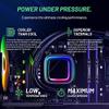Skytech Gaming Shadow Gaming PC Desktop  AMD Ryzen 7 5700X 3.4 GHz, NVIDIA RTX 4060, 1TB NVME SSD, 16GB DDR4 RAM 3200, 600W Gold PSU, 11AC Wi-Fi, Windows 11 Home 64-bit,Black view 4