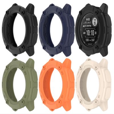 TenCloud Case Cover Compatible with Garmin Instinct 2X Solar Case Protector Protective Case 50mm Intended for Garmin Instinct 2X Solar Tactical Edition Watch Accessories (5Colors)
