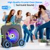 Desktop CD Player with Speakers, ROADOM CD Players for Home, Portable CD Player with Bluetooth Hi-Fi Stereo Sound,Remote Control,Supports CD/Bluetooth/FM Radio/U Disk/AUX/Timer/Repeat,Black view 3