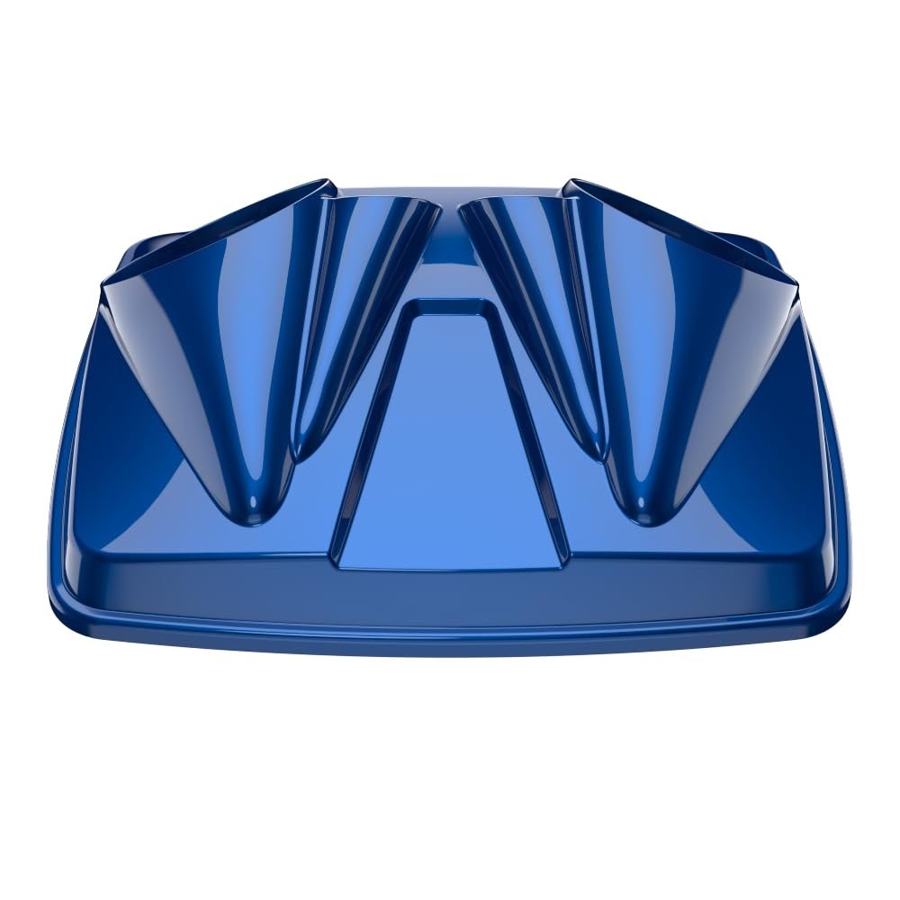 Color-Matched Dual 8'' Speaker Lids for Advanblack/Rushmore style Razor.Chopped & King Tour Trunk Pack Compatible with Harley