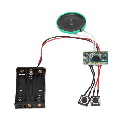 WOOXGEHM Recordable Voice Module, 4 Minutes Greeting Card Module, 16 0.25W Speaker, Button Induction Greeting Card Module for DIY Holiday Crafts Toys Birthday Cake