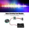WOOXGEHM Recordable Voice Module, 4 Minutes Greeting Card Module, 16 0.25W Speaker, Button Induction Greeting Card Module for DIY Holiday Crafts Toys Birthday Cake view 2