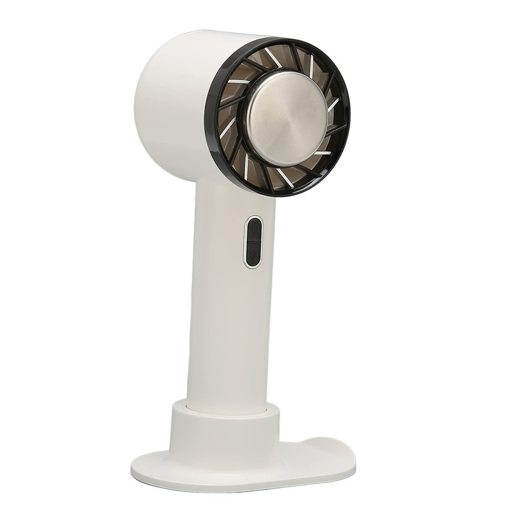 WOOXGEHM USB Desk Fan, Fast Cooling 3 Wind Speed Modes Handheld Fan, USB Charging Quiet Multifunction Mini Fan for Home, Office, Travel