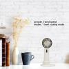 WOOXGEHM USB Desk Fan, Fast Cooling 3 Wind Speed Modes Handheld Fan, USB Charging Quiet Multifunction Mini Fan for Home, Office, Travel view 2
