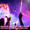 Junkin 360 Pcs Fiber Optic Wands Glow LED Light up Wand Bulk Flashing Sticks with Included Batteries for Party Favors Wedding Birthday Carnival view 4