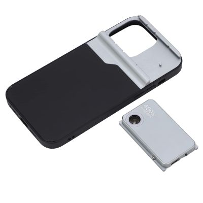 Phone Microscope Lens, All Inclusive Design Quick Focus Microscope Lens Chute Type Installation for 14 Pro Max