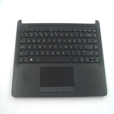 Bayjebu Replacement Parts for HP 14-CF 14-CR 14-DK 14.0" Palmrest Keyboard Bezel US-English Non-Backlit L24818-001 Gray