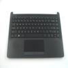 Bayjebu Replacement Parts for HP 14-CF 14-CR 14-DK 14.0" Palmrest Keyboard Bezel US-English Non-Backlit L24818-001 Gray view 1