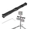 10.2" Cold Shoe Extension Bar, 360 Rotatable Extension Bracket Cold Shoe Mount Adapter, Camera Dual Mount Flash Bracket Compatible with Nikon Canon Sony Olympus DSLR Camera Camcorder DV view 1