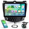 [Android 15/8 Core 4+64G] Qual-comm Snapdragon chip Car Stereo for Honda Accord 7th 2003-2007 with Carplay&Android Auto,10.1 inch 1280 * 720 IPS Touch Screen view 1
