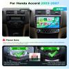 [Android 15/8 Core 4+64G] Qual-comm Snapdragon chip Car Stereo for Honda Accord 7th 2003-2007 with Carplay&Android Auto,10.1 inch 1280 * 720 IPS Touch Screen view 2