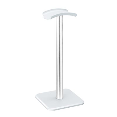 QHHVAIT Headphone Display Stand Gaming Earphone Holder Over-Ear Headset Storage Rack Desktop PC Accessory for Gamers White
