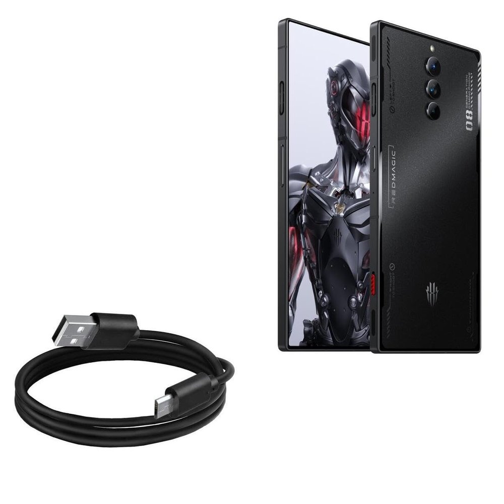 BoxWave Cable Compatible with ZTE Nubia Red Magic 8 Pro - DirectSync Cable, Durable Charge and Sync