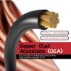 1/0 Gauge Wire Copper Clad Aluminum CCA-Car Amplifier Power & Ground Cable,Primary Automotive Wire,Battery Cable for Car Audio Speaker,Solar, Auto, Marine & RV Trailer(20ft Black+20ft Red) view 3