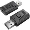 4-in-1 Bluetooth 5.0 Transmitter Receiver Wireless USB Aux Audio Transmitter Adapter for TV/Home Audio System view 1