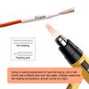 Pristar Compatible Label Tape Replacement for Brother HSe-221 HSe221 HS-221 HS221 Heat Shrink Tube Black on White 8.8mm 0.34'' for PT-D210 PT-D400 PT-E300 PT-E500 PT-P750WVP Label Printer, 5-Pack view 2