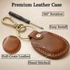 Timyca for Airtag Keyring Holder 1 Pack-Genuine Leather for Airtag Holder with Cross Screwdriver,Scratch-Resistant for Apple Air Tag.Handmade Suitable for Air Tag. Keyring.Waterproof Case view 3