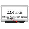 PEHDPVS Screen Replacement 11.6" for Lenovo Chromebook Yoga 11e S215 x130e x131e M116NWR1 R3 1366X768 30 PIN LCD LED Screen Display Panel(Only for Non-Touch Screen) view 1