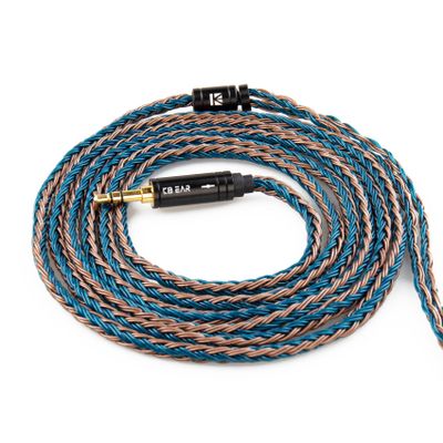 1.2 Meter Length MMCX Cable, Upgraded in Ear Monitor Cable, KBEAR Replacement IEM Extension Headphones Wire for Shure se215, se215 pro, se846, se425, se535 in Ear Headphones, iems (mmcx, 2.5mm Plug)