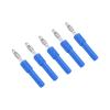 4mm to 2mm Industrial Grade Banana Plug Adapters for Multimeters - Rated Voltage and Current up to 30Vac-60Vdc, 36A, Pack of 5 (Blue) view 4