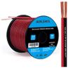 18AWG 50FT Speaker Wire, 2 Conductors Electrical Red Black Cable Hookup LED Lighting Strips Flexible Wire Extension Cord 18 Gauge Copper Clad Aluminum Copper Wire 12V/24V DC Cable view 1