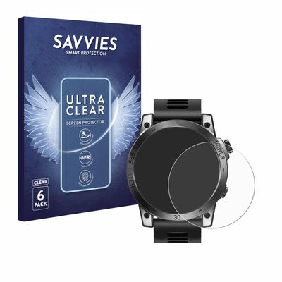savvies Screen Protector compatible with North Edge Cross Fit 3 Protection Film Clear 6-Pack