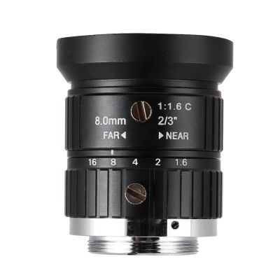 Security Camera Lens, 5MP HD Camera Lens, 8mm FocalLength, Manual, Aperture C Mount CCTV Lens Features High Compatibility for Most Security Camera