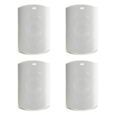 Polk Audio Atrium8 All Weather Outdoor Loudspeakers - 4 Pack (White)