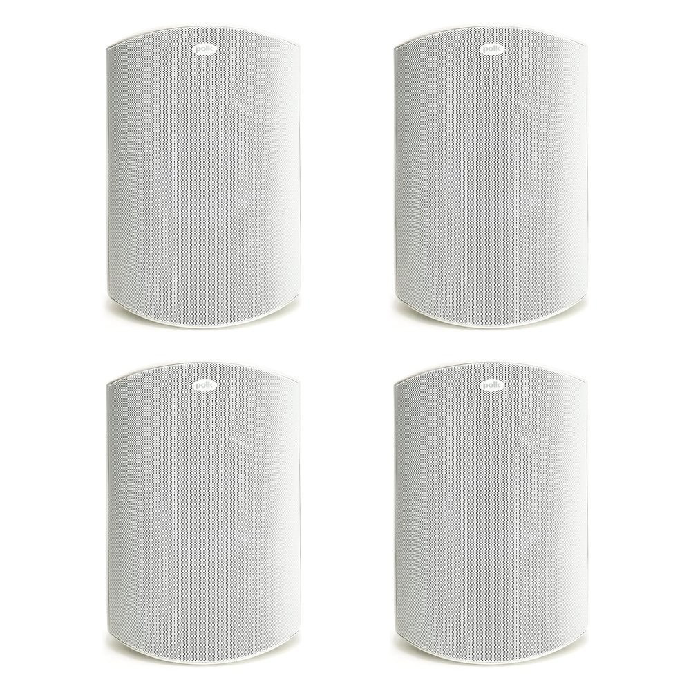 Polk Audio Atrium8 All Weather Outdoor Loudspeakers - 4 Pack (White)