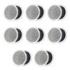 Polk Audio RC80I 2 Way in Ceiling Speakers - 8 Pack (White) view 1