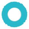 Poster Palooza 10x10 Photo Mat Board for 6x6 Photos Precut Circle Shape Opening Acid Free Bevel Cut Picture Frame Mat, Steel Blue, Mat Board for Framing Photos & Artwork, 25-Pack Matboards Show Kits view 3
