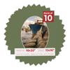 16x20 Mat Bevel Cut for 12x16 Photos - Precut Dill Green Oval Shaped Photo Mat Board Opening - Acid Free Matte to Protect Your Pictures - Bevel Cut for Family Photos, Pack of 10 Matboards Show Kits view 1