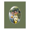 16x20 Mat Bevel Cut for 12x16 Photos - Precut Dill Green Oval Shaped Photo Mat Board Opening - Acid Free Matte to Protect Your Pictures - Bevel Cut for Family Photos, Pack of 10 Matboards Show Kits view 4