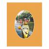 17x21 Mat Bevel Cut for 14x18 Photos - Precut Golden Orange Oval Shaped Photo Mat Board Opening - Acid Free Matte to Protect Your Pictures - Bevel Cut for Family Photos, Pack of 25 Matboards Show Kits view 4