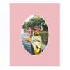 17x21 Mat Bevel Cut for 14x18 Photos - Precut Pink Oval Shaped Photo Mat Board Opening - Acid Free Matte to Protect Your Pictures - Bevel Cut for Family Photos, Pack of 25 Matboards Show Kits With view 4