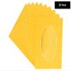 17x21 Mat Bevel Cut for 14x18 Photos - Precut Bright Yellow Oval Shaped Photo Mat Board Opening - Acid Free Matte to Protect Your Pictures - Bevel Cut for Family Photos, Pack of 25 Matboards Show Kits view 2