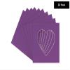 21x21 Mat Bevel Cut for 17x17 Photos - Precut Dark Purple Heart Shaped Photo Mat Board Opening - Acid Free Matte to Protect Your Pictures - Bevel Cut for Family Photos, Pack of 25 Matboards Show Kits view 3