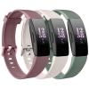 3 Pack Replacement Bands Compatible for Fitbit Inspire HR/Fitbit Inspire/Fitbit Ace 2/Fitbit Inspire 2, Adjustable Accessory Soft Silicone Sport Wristband for Women Men view 1