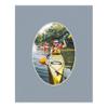 17x21 Mat Bevel Cut for 14x18 Photos - Precut Mid Grey Oval Shaped Photo Mat Board Opening - Acid Free Matte to Protect Your Pictures - Bevel Cut for Family Photos, Pack of 10 Matboards Show Kits With view 4