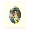 16x20 Mat Bevel Cut for 13.5x17 Photos - Precut Textured Cream Oval Shaped Photo Mat Board Opening - Acid Free Matte to Protect Your Pictures - Bevel Cut for Family Photos, Pack of 25 Matboards Show view 4