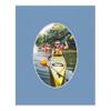 17x21 Mat Bevel Cut for 14x18 Photos - Precut Brittany Blue Oval Shaped Photo Mat Board Opening - Acid Free Matte to Protect Your Pictures - Bevel Cut for Family Photos, Pack of 25 Matboards Show Kits view 4