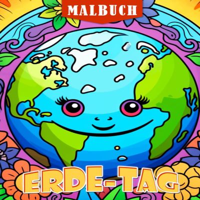 Erde-Tag Malbuch: Schtze unseren Planeten mit diesem atemberaubenden Malbuch mit ber 30 Seiten - das perfekte Geschenk fr jede Gelegenheit. (German Edition)