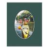16x20 Mat Bevel Cut for 12x16 Photos - Precut Forest Green Oval Shaped Photo Mat Board Opening - Acid Free Matte to Protect Your Pictures - Bevel Cut for Family Photos, Pack of 25 Matboards Show Kits view 4