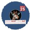 Poster Palooza 10x10 Photo Mat Board for 6x6 Photos Precut Circle Shape Opening Acid Free Bevel Cut Picture Frame Mat, Steel Blue, Mat Board for Framing Photos & Artwork, 25-Pack Matboards Show Kits view 1