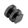 NovelGoal 1/4" 3/8" Tripod Mount Screw to Flash Hot Shoe Adapter with 2 Nuts for DSLR SLR Cameras Photography Photo Studio Kit Accessory (3/8 inch) view 3